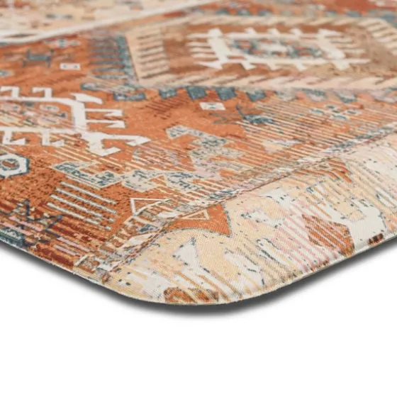 Terracotta Medallion Cushioned Kitchen Mat-Kirkland's Home Fashion
