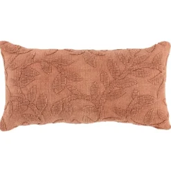 Terracotta Stonewash Botanical Pillow-Kirkland's Home Online