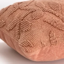 Terracotta Stonewash Botanical Pillow-Kirkland's Home Online