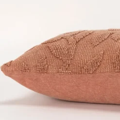 Terracotta Stonewash Botanical Pillow-Kirkland's Home Online