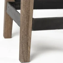 Terry Metal And Wood Cross Braced Bar Stool-Kirkland's Home Online