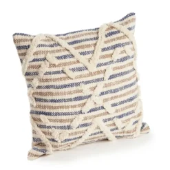 Textured Blue Stripe Pillow-Kirkland's Home Best Sale