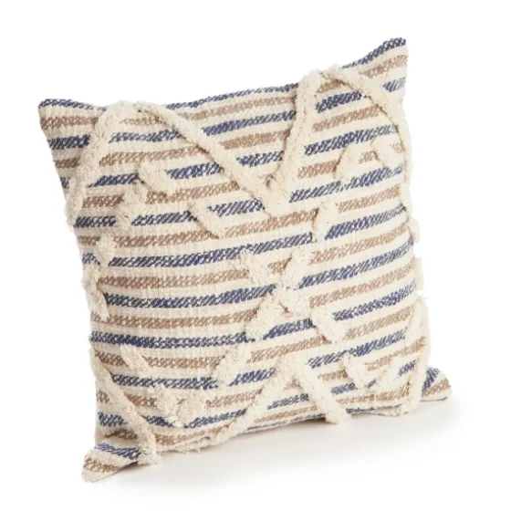 Textured Blue Stripe Pillow-Kirkland's Home Best Sale