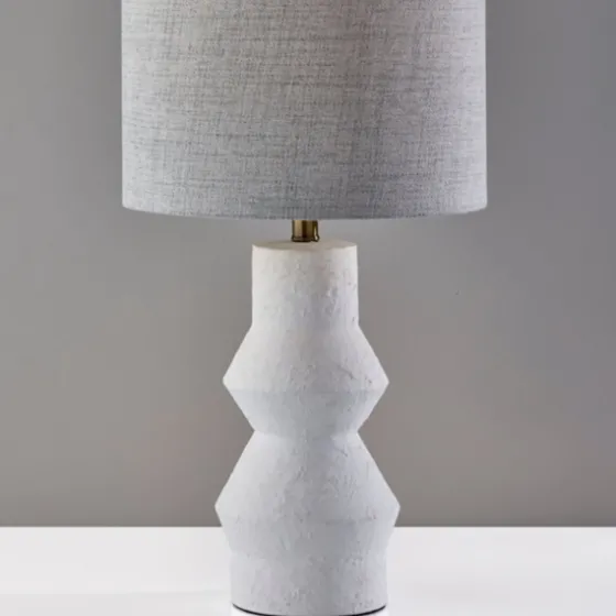 Textured Ceramic Geometric Table Lamp-Kirkland's Home Best Sale