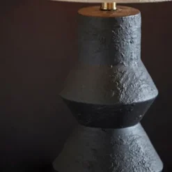 Textured Ceramic Geometric Table Lamp-Kirkland's Home New