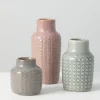 Textured Ceramic Vases, Set Of 3-Kirkland's Home Cheap