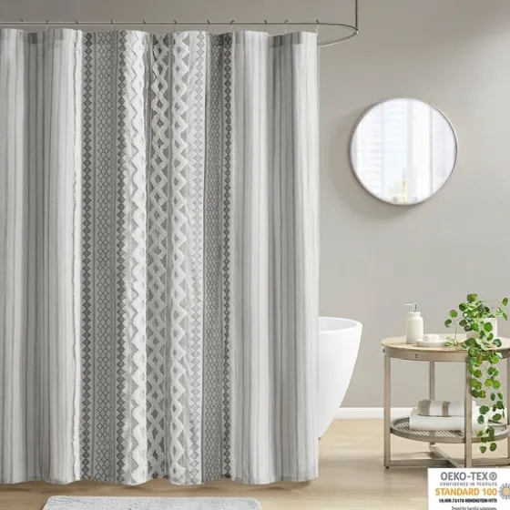 Textured Chenille Shower Curtain-Kirkland's Home Outlet