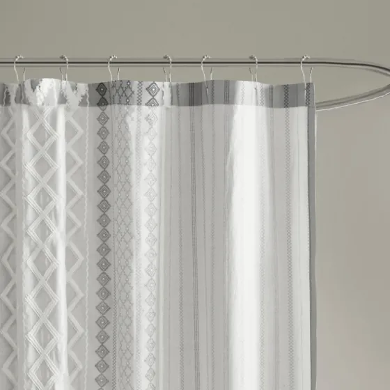 Textured Chenille Shower Curtain-Kirkland's Home Outlet