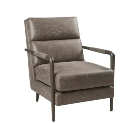 Textured Faux Leather Accent Chair-Kirkland's Home Sale