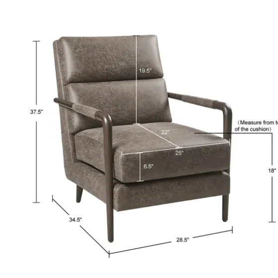 Textured Faux Leather Accent Chair-Kirkland's Home Sale