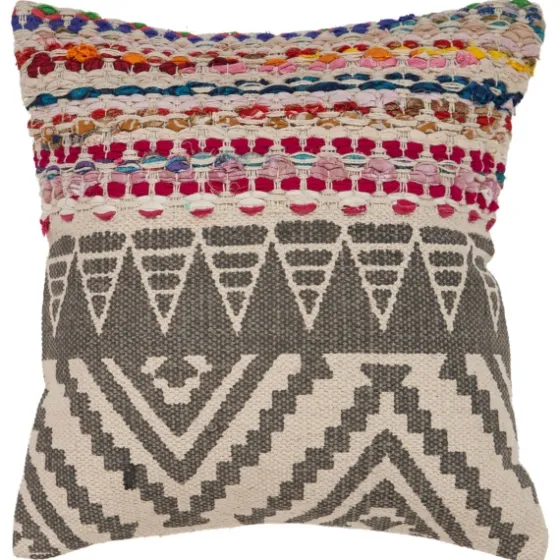Textured Geometric Boho Pillow-Kirkland's Home Hot