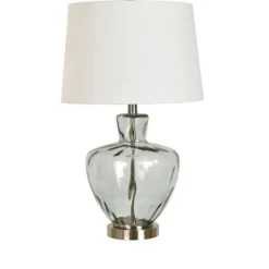 Textured Glass And Metal Jug Table Lamp-Kirkland's Home Sale