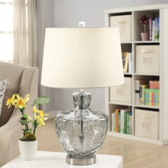 Textured Glass And Metal Jug Table Lamp-Kirkland's Home Sale