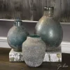 Textured Rust Ivory Glazed Vases, Set Of 3-Kirkland's Home Discount
