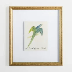 The Dark Green Bird Framed Art Print-Kirkland's Home Fashion