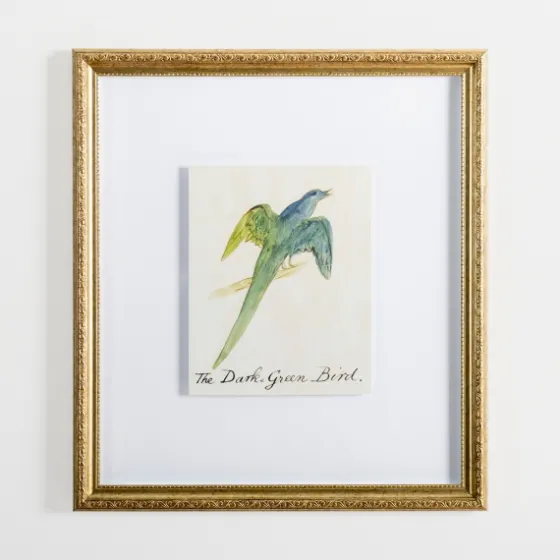 The Dark Green Bird Framed Art Print-Kirkland's Home Fashion