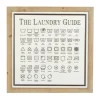 The Laundry Guide Embossed Framed Wall Plaque-Kirkland's Home Best