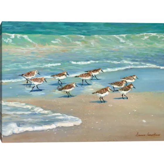 The Race Is On Canvas Art Print, 40X30 In.-Kirkland's Home Best Sale
