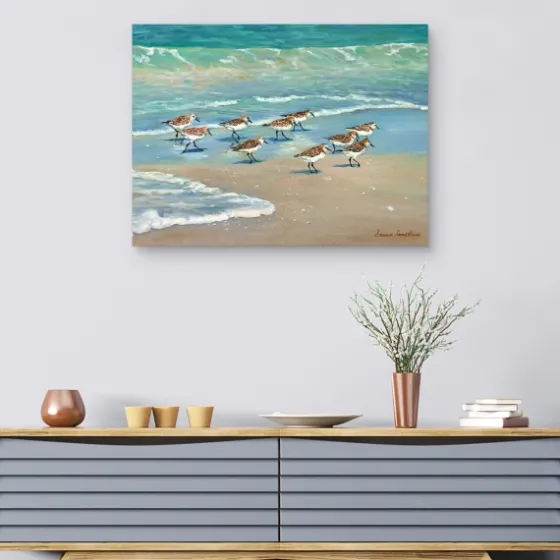 The Race Is On Canvas Art Print, 40X30 In.-Kirkland's Home Best Sale