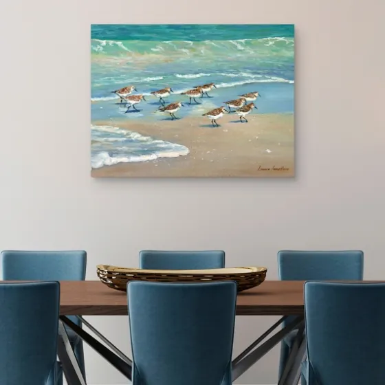 The Race Is On Canvas Art Print, 40X30 In.-Kirkland's Home Best Sale