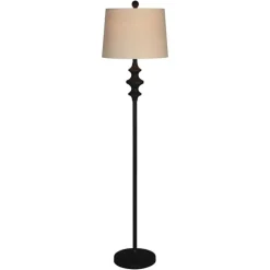 Thelma Matte Black Stem Floor Lamp-Kirkland's Home Shop