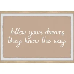 They Know The Way Framed Wall Plaque-Kirkland's Home Flash Sale