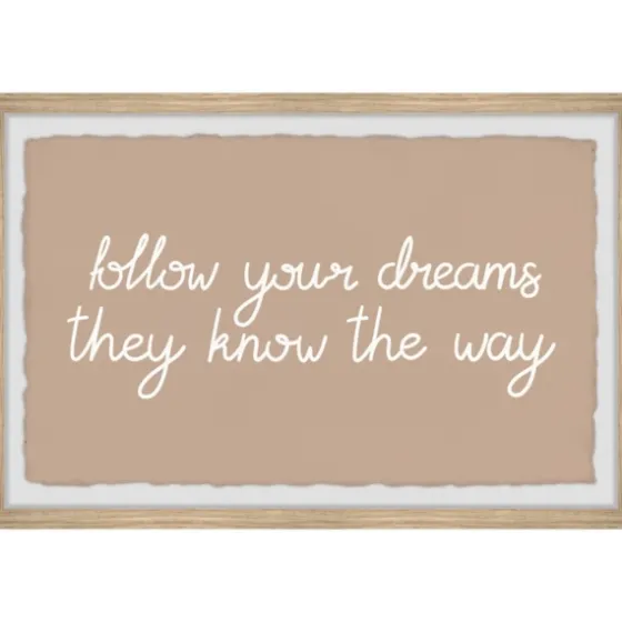 They Know The Way Framed Wall Plaque-Kirkland's Home Flash Sale