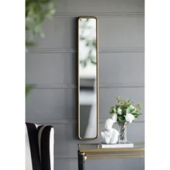 Thin Gold Metal Wall Mirror-Kirkland's Home New