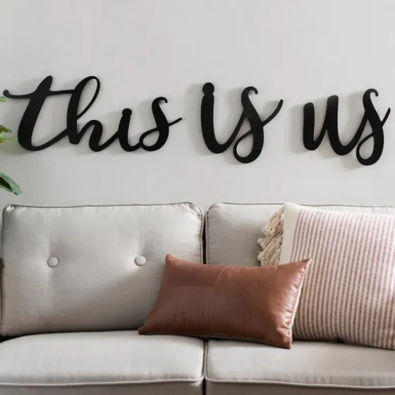 This Is Us Script Wall Plaques, Set Of 3-Kirkland's Home Online