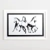 Three Sketched Horses Framed Art Print-Kirkland's Home Sale