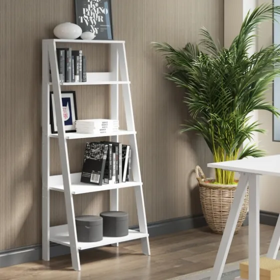 4-Tier Ladder Bookshelf-Kirkland's Home Flash Sale