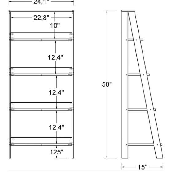 4-Tier Ladder Bookshelf-Kirkland's Home Cheap