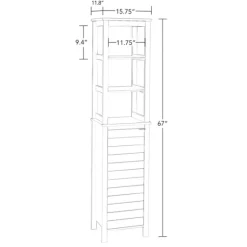3-Tier Linen Cabinet-Kirkland's Home Flash Sale