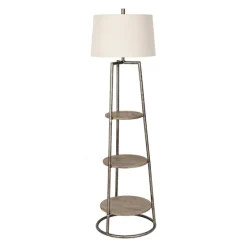 3-Tier Shelf Floor Lamp-Kirkland's Home Clearance