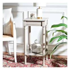 Tilley Beige Classic Square Accent Table-Kirkland's Home Store