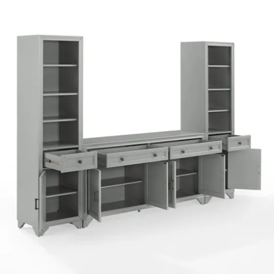 Tillie Gray Modular 3-Pc. Entertainment Set-Kirkland's Home Fashion