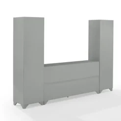 Tillie Gray Modular 3-Pc. Entertainment Set-Kirkland's Home Fashion