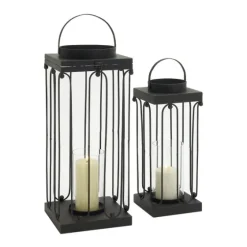 Tin Open Frame Lanterns, Set Of 2-Kirkland's Home Online