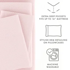 Tiny Hearts 3-Pc. Twin Sheet Set-Kirkland's Home Cheap