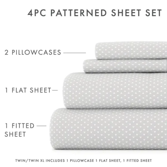 Tiny Hearts 3-Pc. Twin Sheet Set-Kirkland's Home Sale