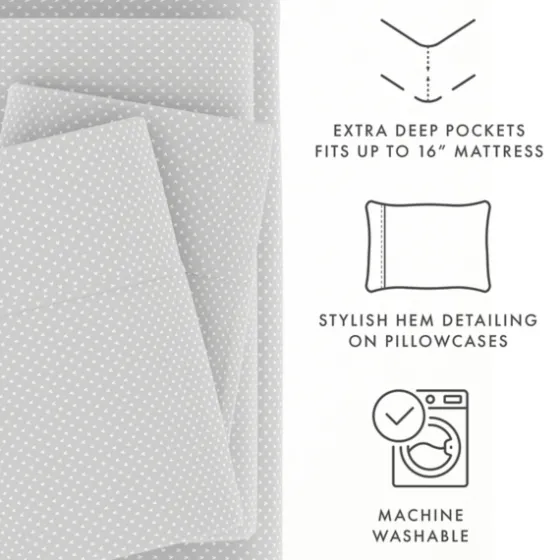 Tiny Hearts 3-Pc. Twin Sheet Set-Kirkland's Home Sale