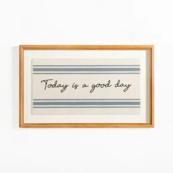 Today Is A Good Day Striped Wall Plaque-Kirkland's Home Fashion