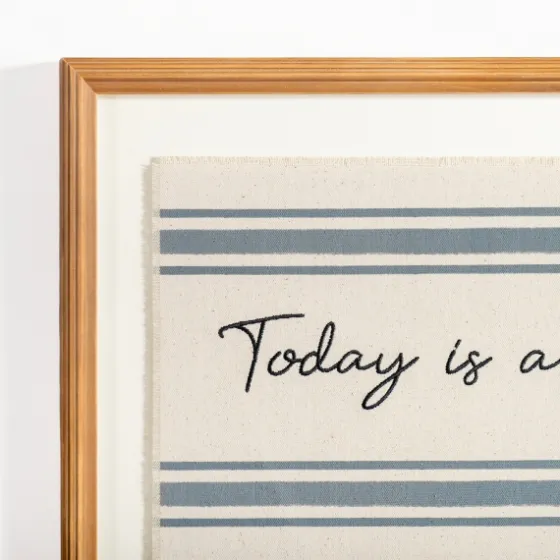 Today Is A Good Day Striped Wall Plaque-Kirkland's Home Fashion