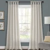 Top Knotted Burlap Curtain Panel Set, 95 In.-Kirkland's Home Cheap