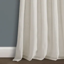 Top Knotted Burlap Curtain Panel Set, 95 In.-Kirkland's Home Cheap