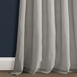 Top Knotted Burlap Curtain Panel Set, 84 In.-Kirkland's Home Clearance