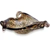 Tortoise Shell Folded Edges Murano Glass Bowl-Kirkland's Home Best