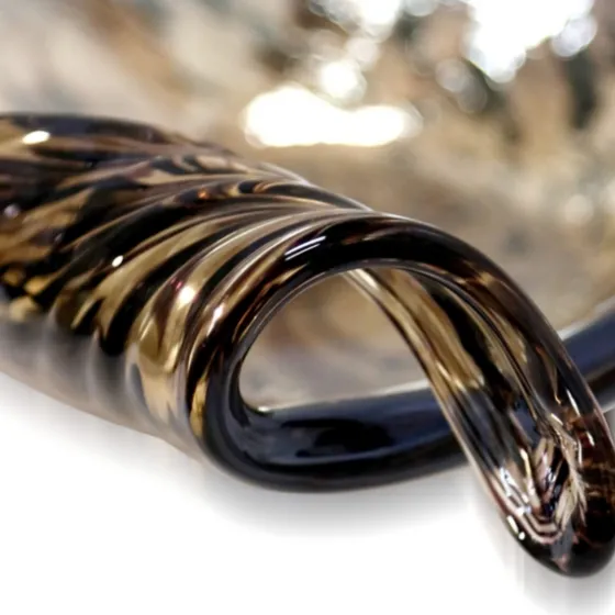 Tortoise Shell Folded Edges Murano Glass Bowl-Kirkland's Home Best