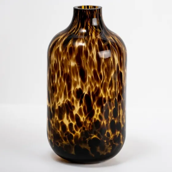 Tortoise Shell Glass Vase, 14 In.-Kirkland's Home Online