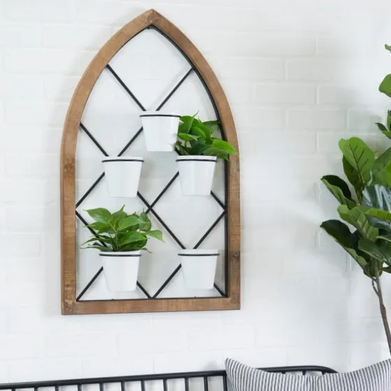 Traditional Arch Metal Wall Planter-Kirkland's Home Best